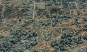 Gaza hoang tàn như phế tích Gaza hoang tàn như phế tích