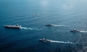 Siêu tàu sân bay Mỹ tiến vào biển Caribe