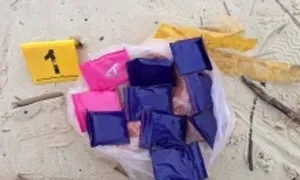 10 gói nghi ma túy dạt vào bờ biển Quảng Trị